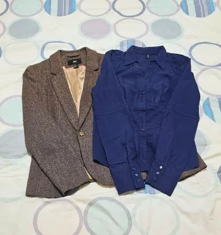 Set Blazer y Camisa Mujer