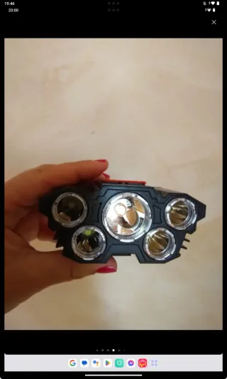 Linterna Frontal Recargable USB LED