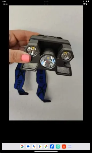 Linterna Frontal Recargable USB LED