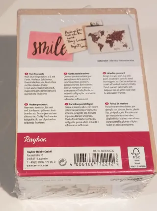 Postales de madera Rayher