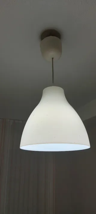 4 Lámparas colgantes Ikea blancas