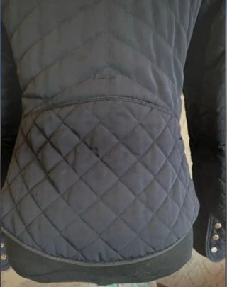 Cazadora acolchada Zara azul marino