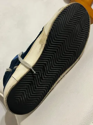 Golden Goose Slide N42 Blu/Argento