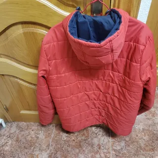 Chaqueta acolchada roja hombre XL