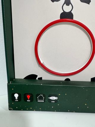 Cuadro Grinch Días para Navidad con Luz LED