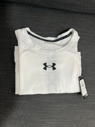 Camiseta Under Armour Hombre Blanca