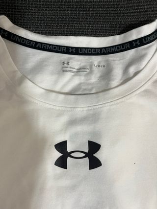 Camiseta Under Armour Hombre Blanca
