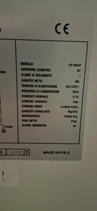 Congelatore pozzetto Smeg