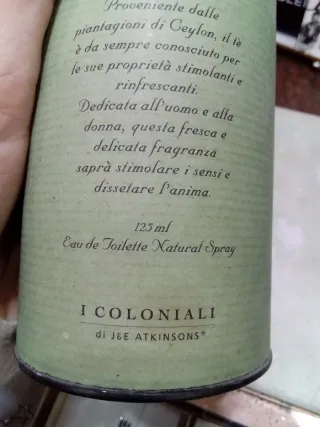 I COLONIALI Tea Natural Spray 125ml