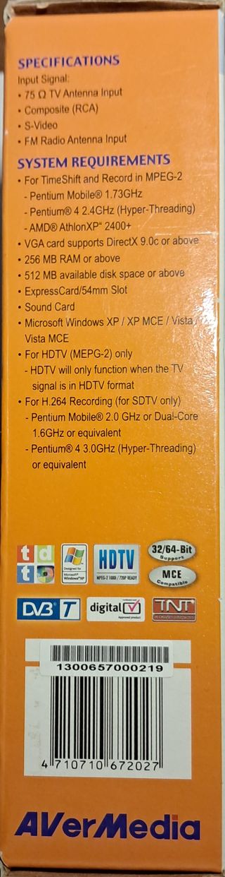 Scheda TV AVerMedia AVerTV Hybrid Express Slim