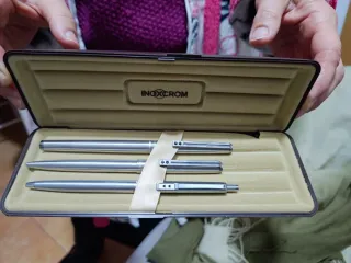 Set de escritura Inoxcrom: pluma y bolígrafo