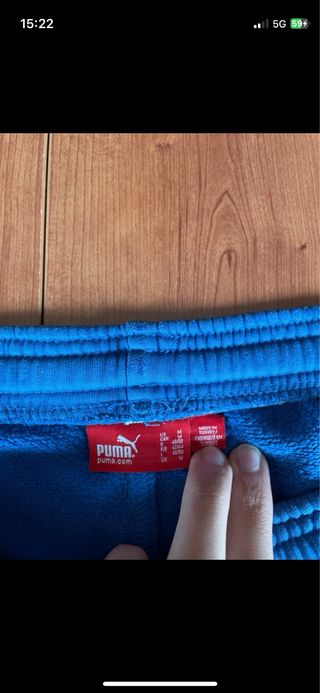 Pantalón Puma Chándal Deportivo Azul Track Pants