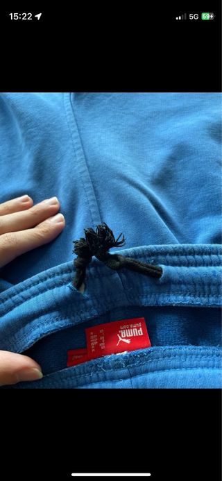 Pantalón Puma Chándal Deportivo Azul Track Pants
