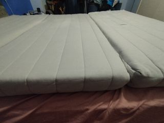 Colchón Plegable Tela Gris