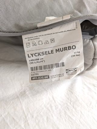 Colchón Plegable Tela Gris