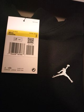 Jordan Talla S Negra sudadera