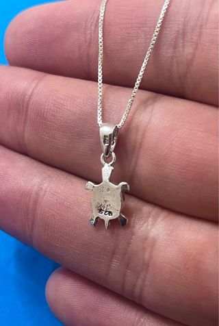 Lindo Collar Tortuga Avalon Plata De ley 925
