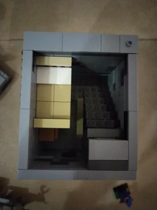 Torre Lego MOC con Carro y Figura