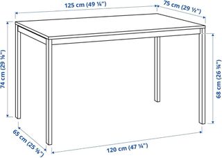 Mesa comedor o cocina Ikea Melltorp blanca