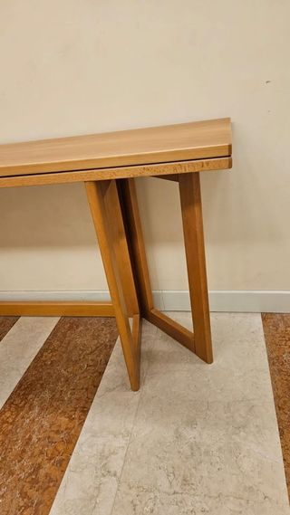 Tavolo Consolle Allungabile Noce 40-80x160cm