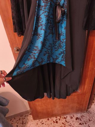 Abito Goth Nero e Blu