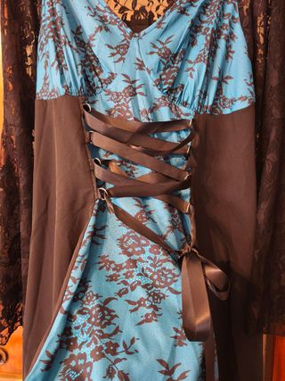 Abito Goth Nero e Blu