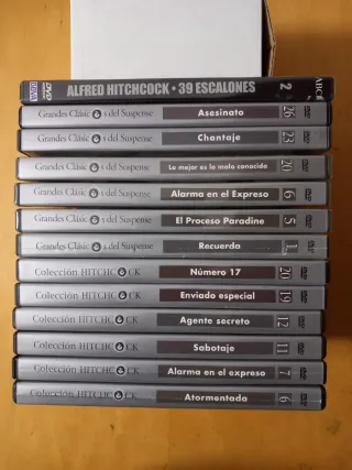 13 películas DVD Alfred Hitchcock