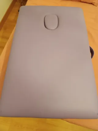 Camilla plegable Quirumed morada