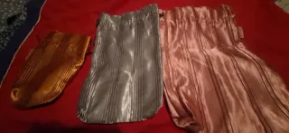 Sacchettini in raso dorato e argentato