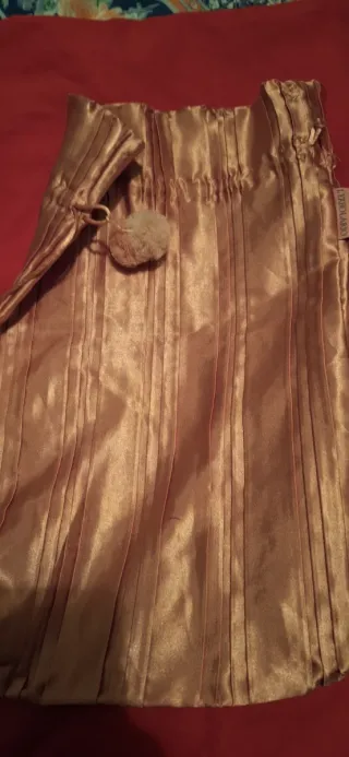 Sacchettini in raso dorato e argentato