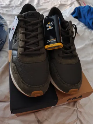 Zapatillas Fila Verde/Marrón