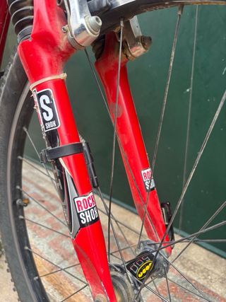 Bicicleta Cannondale Roja