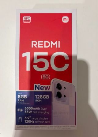 Xiaomi Redmi 15C 5G 128GB Negro