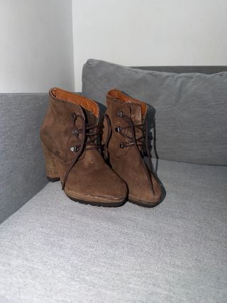 Botines Mango Marrones