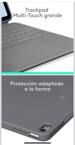 Funda iPad Air 13 (M2) Logitech Combo Touch NUEVA