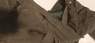 Cazadora hombre verde oliva/marrón