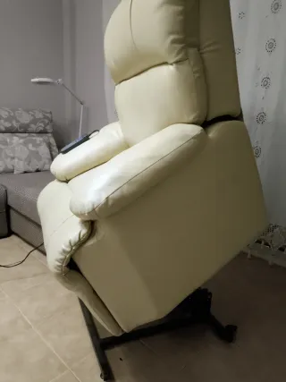 Sillón eléctrico masaje y calor levanta personas