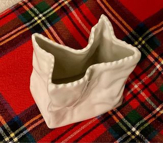 Minivaso Rosenthal in porcellana bianco