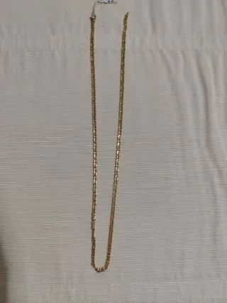 Cadena Oro 18k Estilo Bizantino