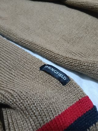 Lote 2 bufandas caballero azul y marrón