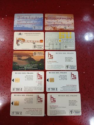 10 Tarjetas Telefónicas España