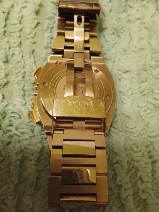 Reloj Jaguar Cronógrafo Dorado y Plateado