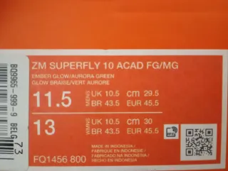 Nike Mercurial Superfly 10 acad fg/mg Bota