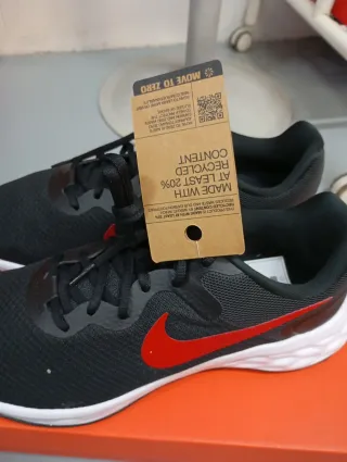 Zapatillas Nike Hombre Negras Rojas Nuevas