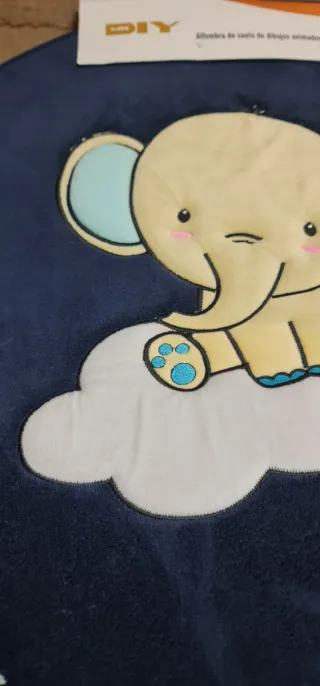 Alfombra infantil redonda elefante