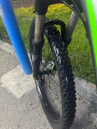 Bicicleta Montaña Verde/Gris Talla m