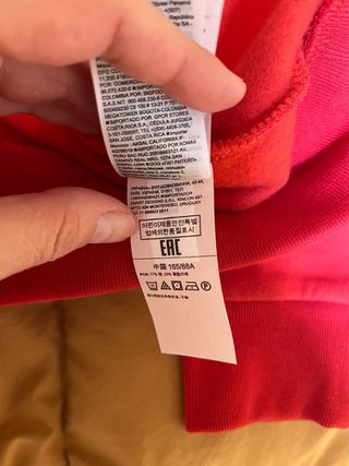 Sudadera Gap Roja Raglán