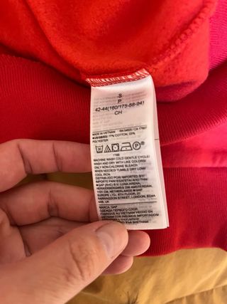 Sudadera Gap Roja Raglán