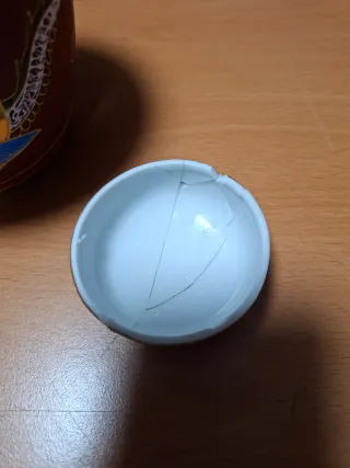 Jarrón Chino con tapa de cerámica