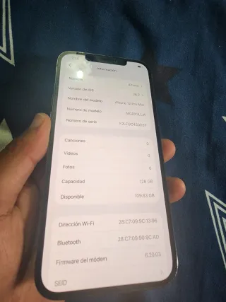 iPhone 12 Pro Max 128GB Gris